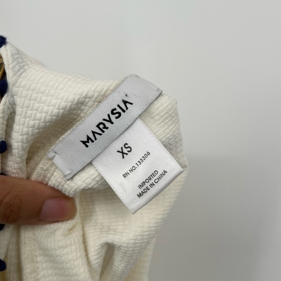 Marysia Swim White One Piece Swimsuit FRENCH GRAMERCY MAILLOT NWT XS - Picture 5 of 6